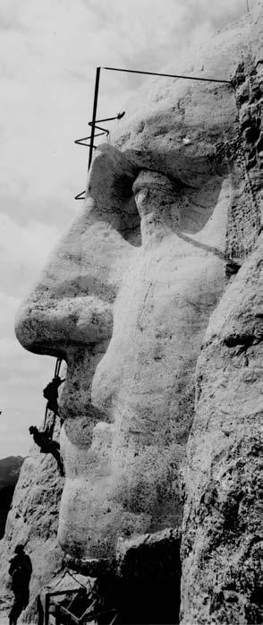 Blasting Through Rock Abraham Lincoln Theodore Roosevelt Third, he chose Abraham Lincoln because he led the country during the
