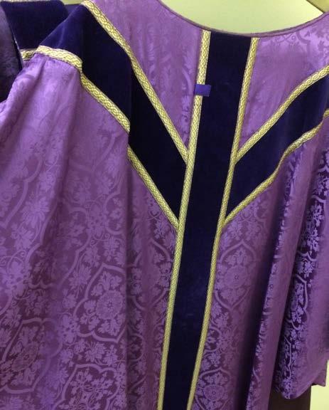 vestments and paraments for the Feasts of