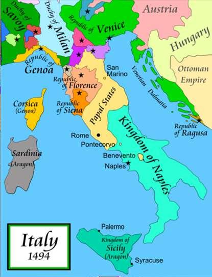 The Italian Renaissance The Italian City-States The Italian society was largely an urban society Through trade, the Italian City-States became important