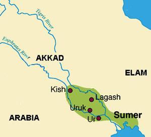 The City-States of Ancient Mesopotamia By 3000 B.C. the Sumerians had formed a number of city-states centered around cities such as Ur and Uruk.