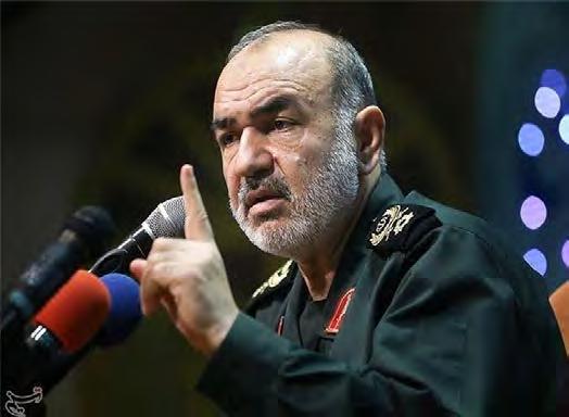 3 Hossein Salami, the Deputy Commander of the IRGC. Iran can create hell for the Zionists.
