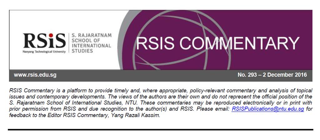 www.rsis.edu.sg No.