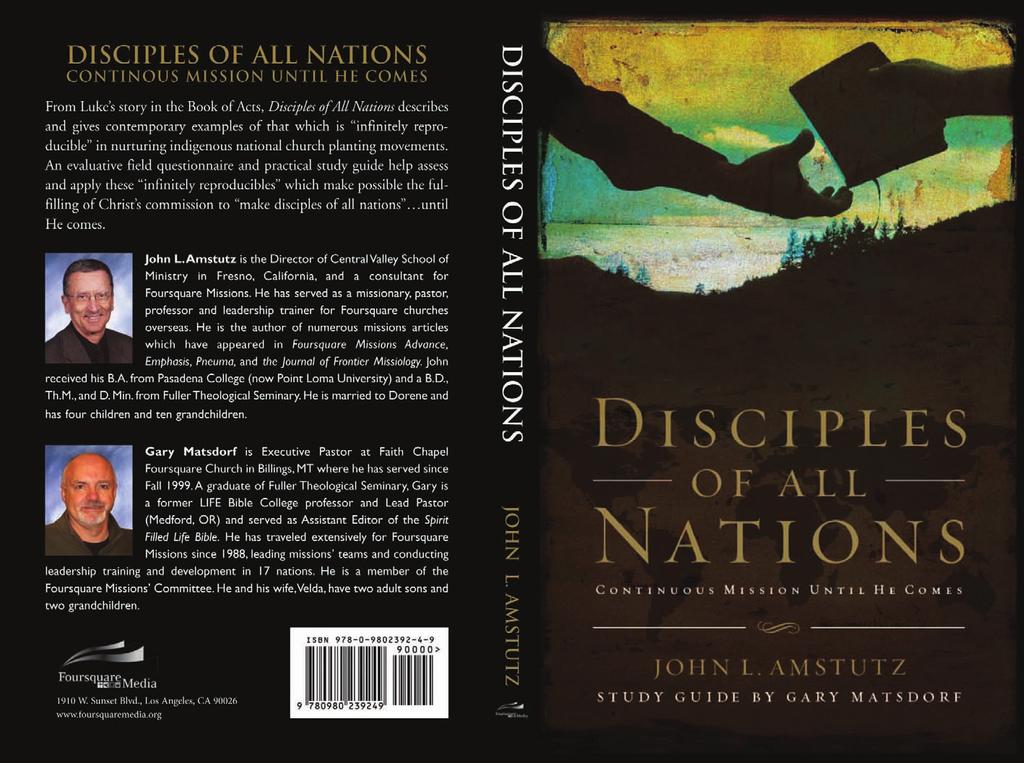 Disciples of All Nations: Continuous Mission Until He Comes is available in both English and Spanish from Foursquare