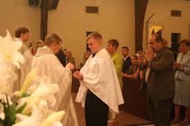 DURING COMMUNION 329: The celebrant should also pay attention to any previously baptized children