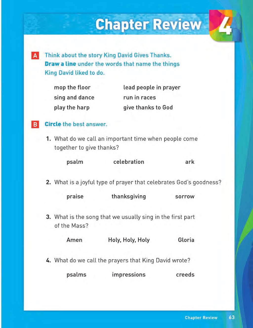 Grade 2 Chapter Review Page CHAPTER REVIEW 13 The one-page chapter