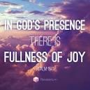 vii) It helps us to experience fullness of joy and peace even when we are going through trials in life.