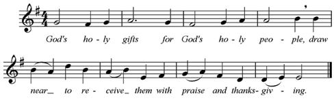 (Lawton) Communion Hymns