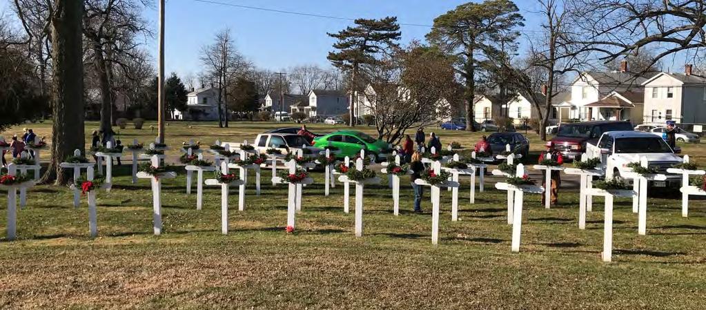 Near the start of winter, we in the Cincinnati Chapter of SAR can do this with the National Wreaths Across America Program.