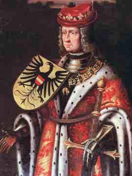 This portrait by an unknown artist depicts the Habsburg ruler Maximilian I, who became Holy Roman emperor in 1493. seven electors three archbishops and four German princes would choose the emperor.