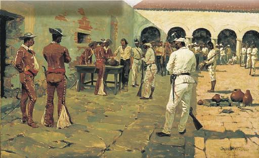 of Colonel William S. Fisher, these Texans moved down the Rio San Antonio Grande and attacked Laredo the Mexican town of Mier Mier (MEE ehr). The MEXICO Texans expected an easy victory.