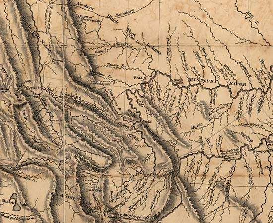 Document 1: Detail of a map drawn by Clark showing the approximate location of the source of the Missouri River. c.1804!a. Based on the document, what was one river that Lewis and Clark had successfully navigated?