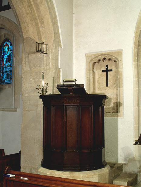 The squint allowed a view of the high altar so that the lifting of the sacrament could be viewed or co-ordinated throughout the church.