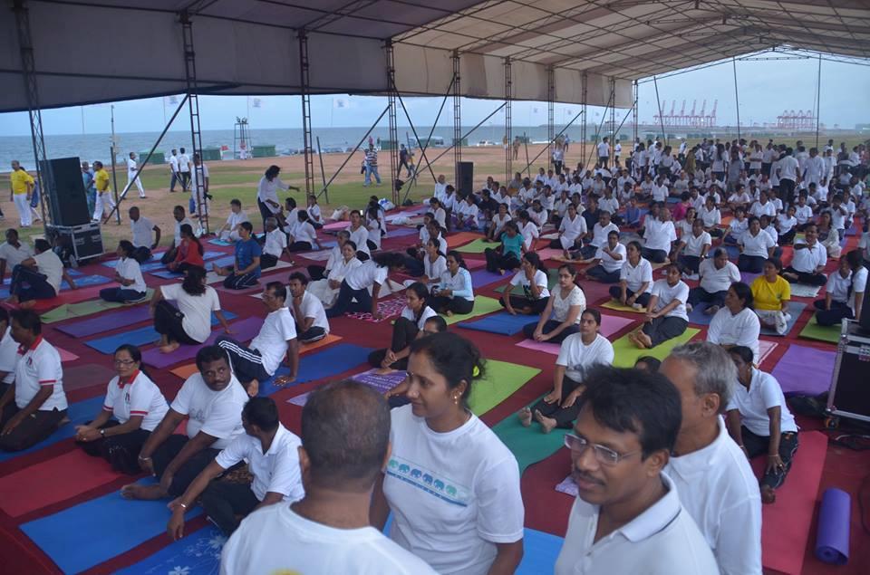 21 June 1 st International Day of Yoga The First International Day of Yoga was celebrated with great fanfare in Sri Lanka at the iconic ocean side promenade of Colombo: Galle Face Green, where events