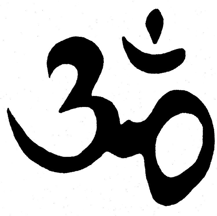 OM (or AUM) Hindu symbol said or