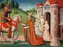 1. In 800, Charlemagne was crowned Emperor of the Romans by the Pope.