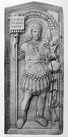 SD-CP-SS-32 Honorius became emperor of the Western Empire in 395 CE at the age of 10 and ruled for almost 30 years.
