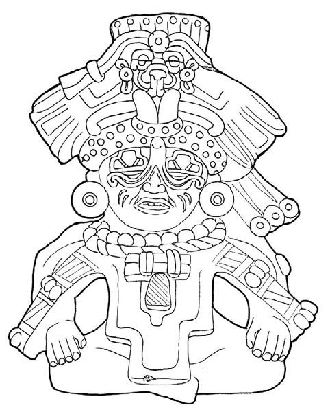 As for the Zapotec figurines, it appears that the artists primarily placed the hemipene representations in a bubbly bonnet with small raised dots that may be the feathered flounces that decorate the