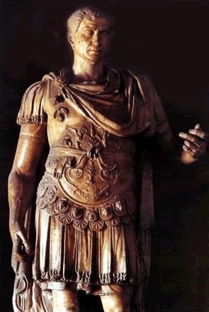 Caesar During 58-50 B.C. Caesar led his legions in a grueling but conquered all of Gaul He won his men