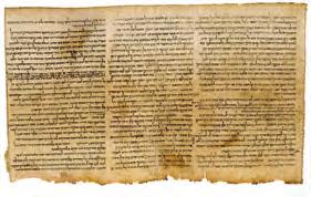 Later known as the Dead Sea Scrolls, these texts included portions of the Hebrew Bible dating from around 150 B.C. DOCUmeNT ONe from the Book of Genesis Genesis is the first book of the Hebrew Bible.