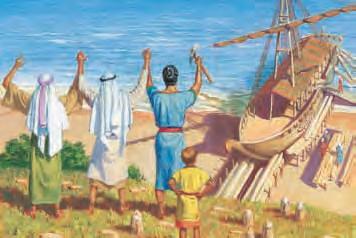 When Nephi and his brothers had finished building the ship,