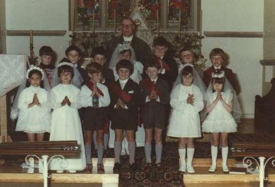 First Holy Communion at Weston in the 1960s.