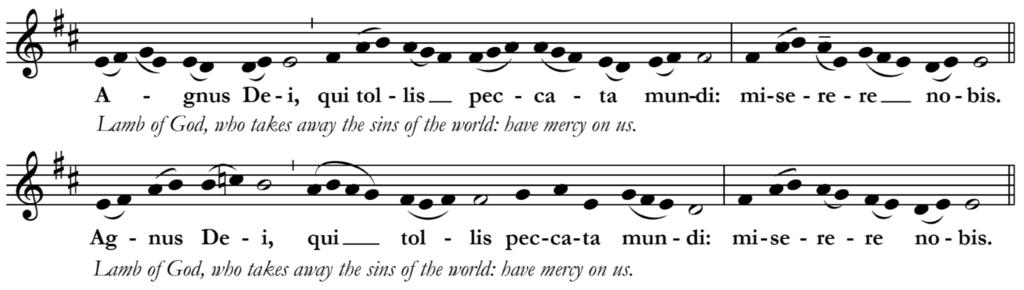 AGNUS DEI MASS XI ORBIS FACTOR COMMUNION ANTIPHON Primum quaerite MATTHEW 6:33 Please join in singing the antiphon below after the cantor introduction and between verses of Psalm 37.