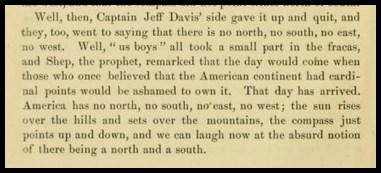 Retrospective excerpt part 6 of 7 Jeff Davis (Jefferson Davis) southern politician and the first president of the Confederate States of America fracas a