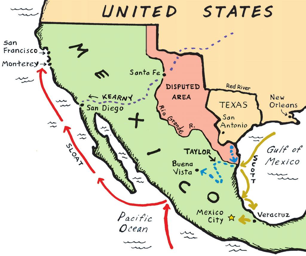19 7 THE MEXICAN WAR, 1846-1848 1492 Present 1846-48 PRESIDENT JAMES K. POLK PROMOTER OF WESTWARD EXPANSION 1844!