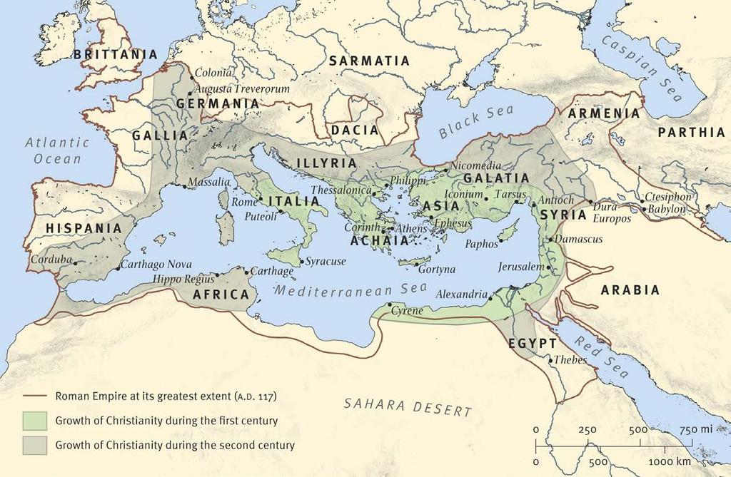 The Growth of Christianity in the Roman