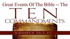 GREAT EVENTS OF THE BIBLE #20 -- THE TEN COMMANDMENTS! Introduction: A. (Slide #2) In Our Last Lesson, God Brought Israel To Mt. Sinai. 19:1,2 1. Three months after leaving Egypt, Israel came to Mt.