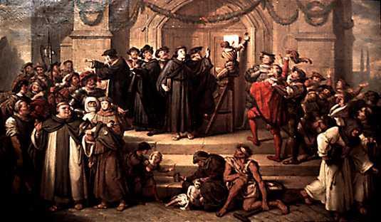 Luther s 95 Theses Important Note: Sent to