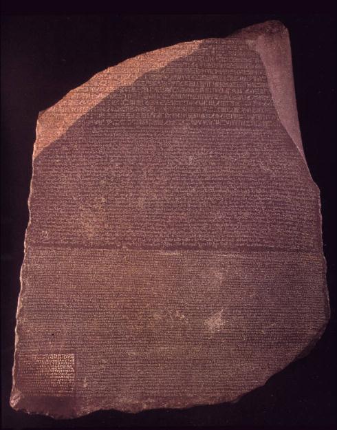 Rosetta Stone 196 BCE Slide