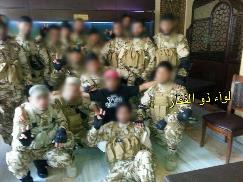 Figure 16: a photo of LZ fighters posted on LAFA's official Facebook page. Videos of Liwa a Zulfiqar Videos for LZ have been sparse.