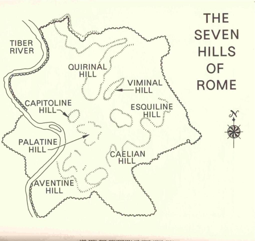 The origins of Rome The ancient city-state of Rome, located near the hills around the Tiber, was soon