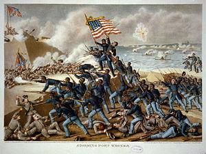 54 TH MASSACHUSETTS First military unit consisting of black soldiers raised in the North Emancipation Proclamation use of free black men as soldiers Controversial/ lots of attention Black man's