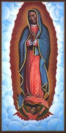 2 The Story of Guadalupe, Mexico Long ago, Mary, the mother of Jesus, appeared as a beautiful Aztec woman to the Aztec Indian Juan Diego. She told him, I am the Blessed Virgin Mary.