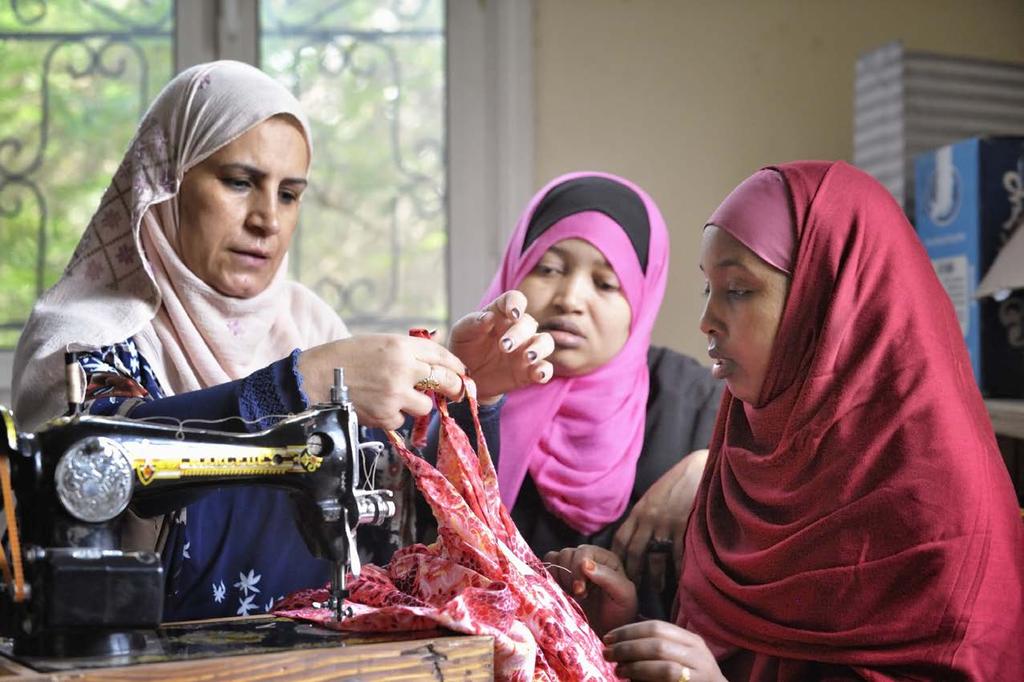 Refugee Sewing Class St. Andrews Refugee Services Cairo, Egypt Photo Credit: Paul Jeffrey This passage teaches that fear is the most destructive force that exists.
