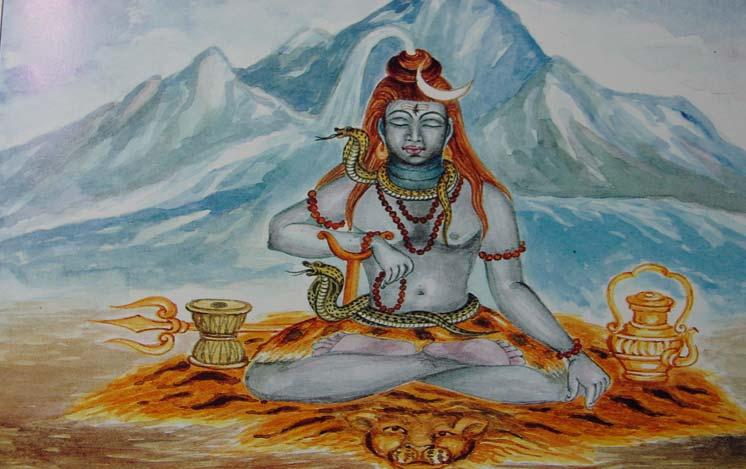 Shiva : the ascetic Non-aryan god Pasupati