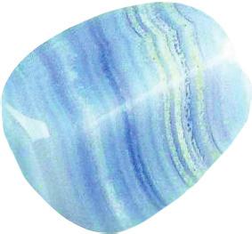 Crystal Energy for Happiness: Blue Lace Agate Blue Lace Agate is the perfect stone to