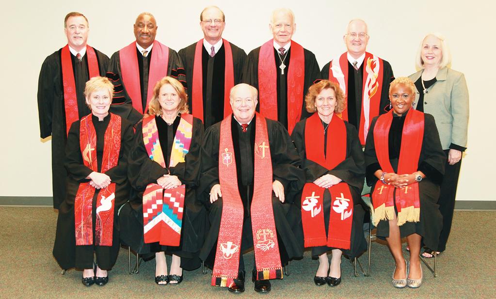 4 North Texas Conference Journal 2014 EXTENDED CABINET Front row from left: Martha Soper, Jodi Smith, Bishop Michael McKee, Camille