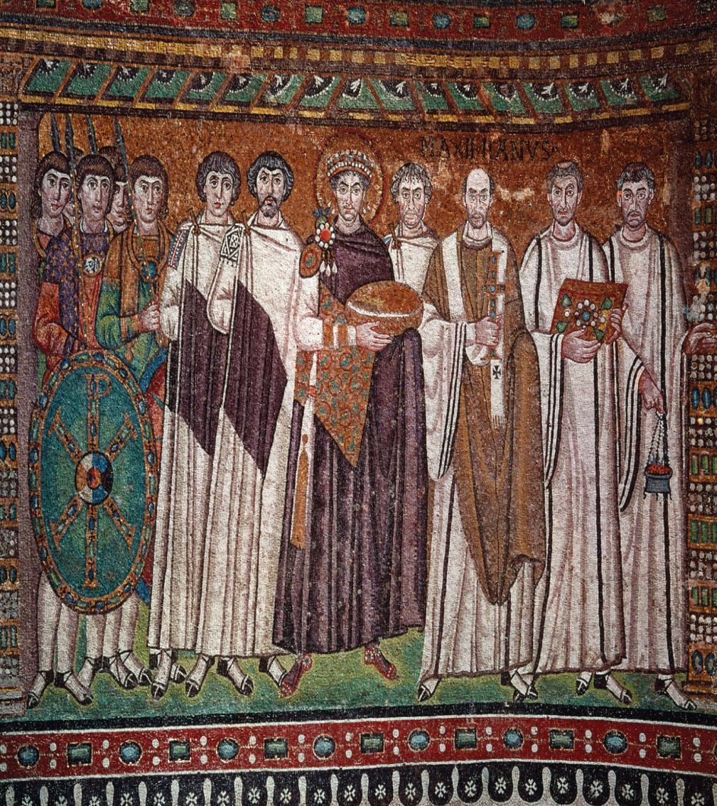6.3 Reign of Justinian I What do you see here? Who stands out in this image? Why does he stand out? This is Justinian, a famous Byzantine ruler.