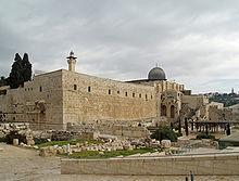 holiest site in Judaism, the place where the Temple is generally accepted to have stood.
