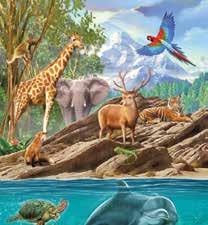 World: God made the world. Lights: God made the lights to shine. GOD MADE ANIMALS based on Genesis 1:20-25,30 Bible Story for 1s God said, Let there be animals.