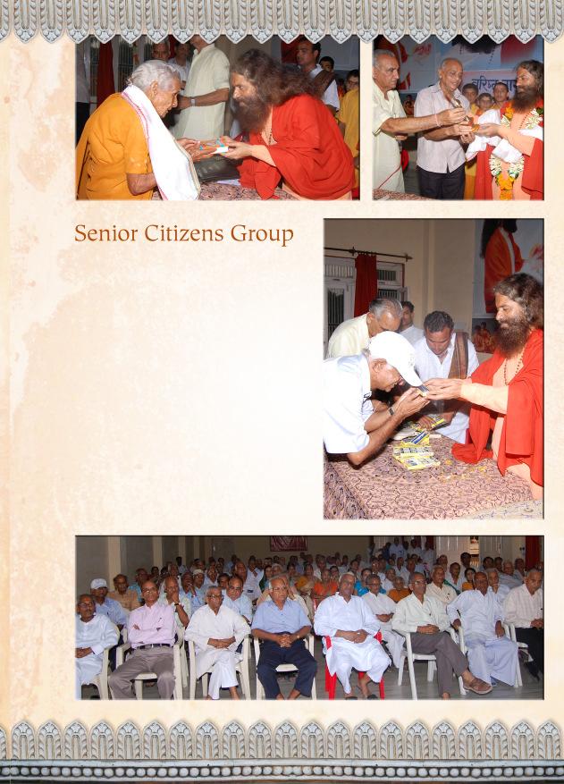 On September 20, a function was held at Parmarth, organized by the Senior Citizens Welfare Association of Rishikesh and the Association s President Shri D.K. Vashney.