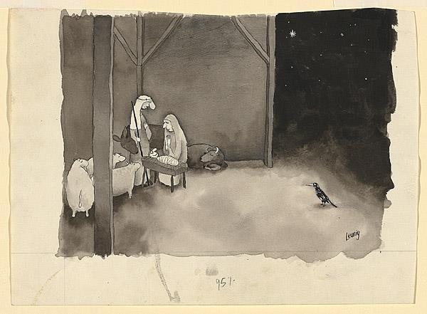 is with us wherever we travel. Most of you would know that I love Michael Leunig s work this one is called the adoration of the magpie. A play on words, but a simple and beautiful message.
