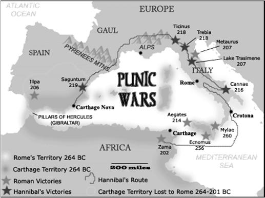 The Third Punic War: 149-146 BC In the years intervening, Rome undertook the conquest of the Hellenistic empires to the east.