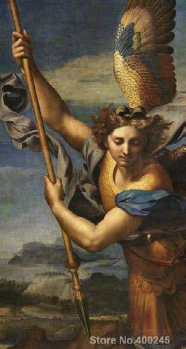 St Michael the Archangel defend us in the day of battle be our safeguard against the wickedness and snares of the devil May God rebuke him we humbly pray and may you O Prince of the Hevenly Host by