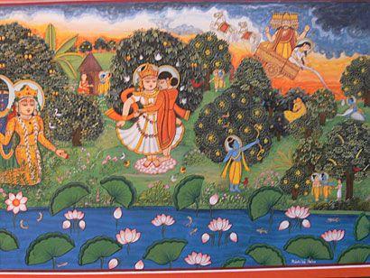 MA SITA S ABDUCTION In the forest Sita is kidnapped by Ravana the demon king The