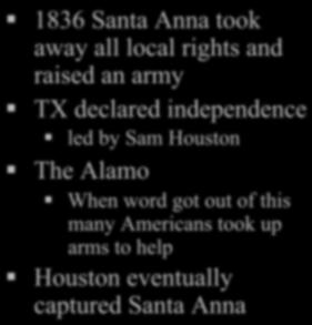 Texas Declares Independence 1836