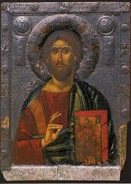 Late Byzantine Art Christ as savior of souls 14th C, Ohrid Icons.